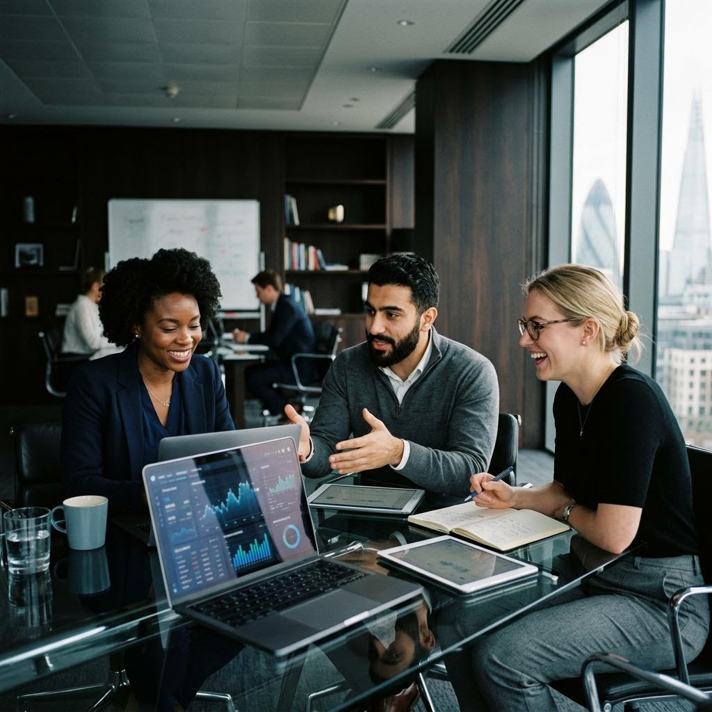 Équipe d'ingénieurs et data scientists au travail